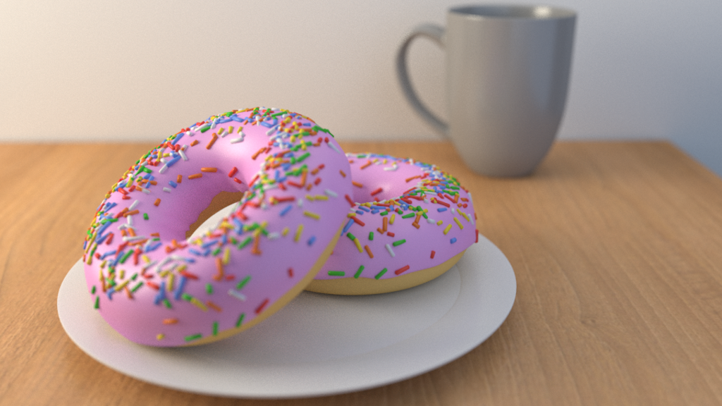 blender 2.8 donut